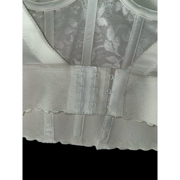 Vintage Carnival White Lace Bustier with Boning Size 32C - Picture 3 of 9